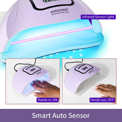 JODSONE UV LED nail lamp LCD display with timer options