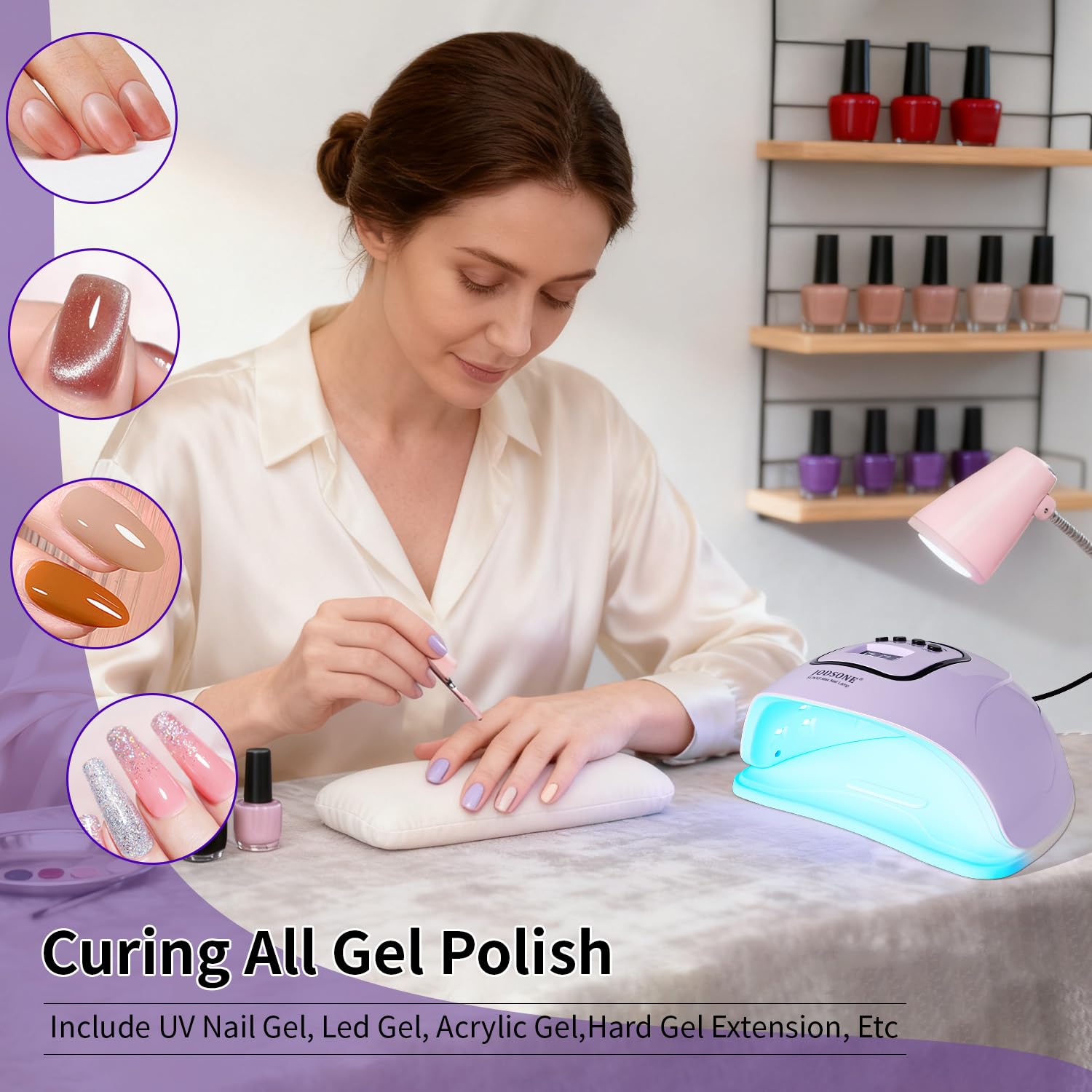 JODSONE UV LED nail lamp suitable for salon use