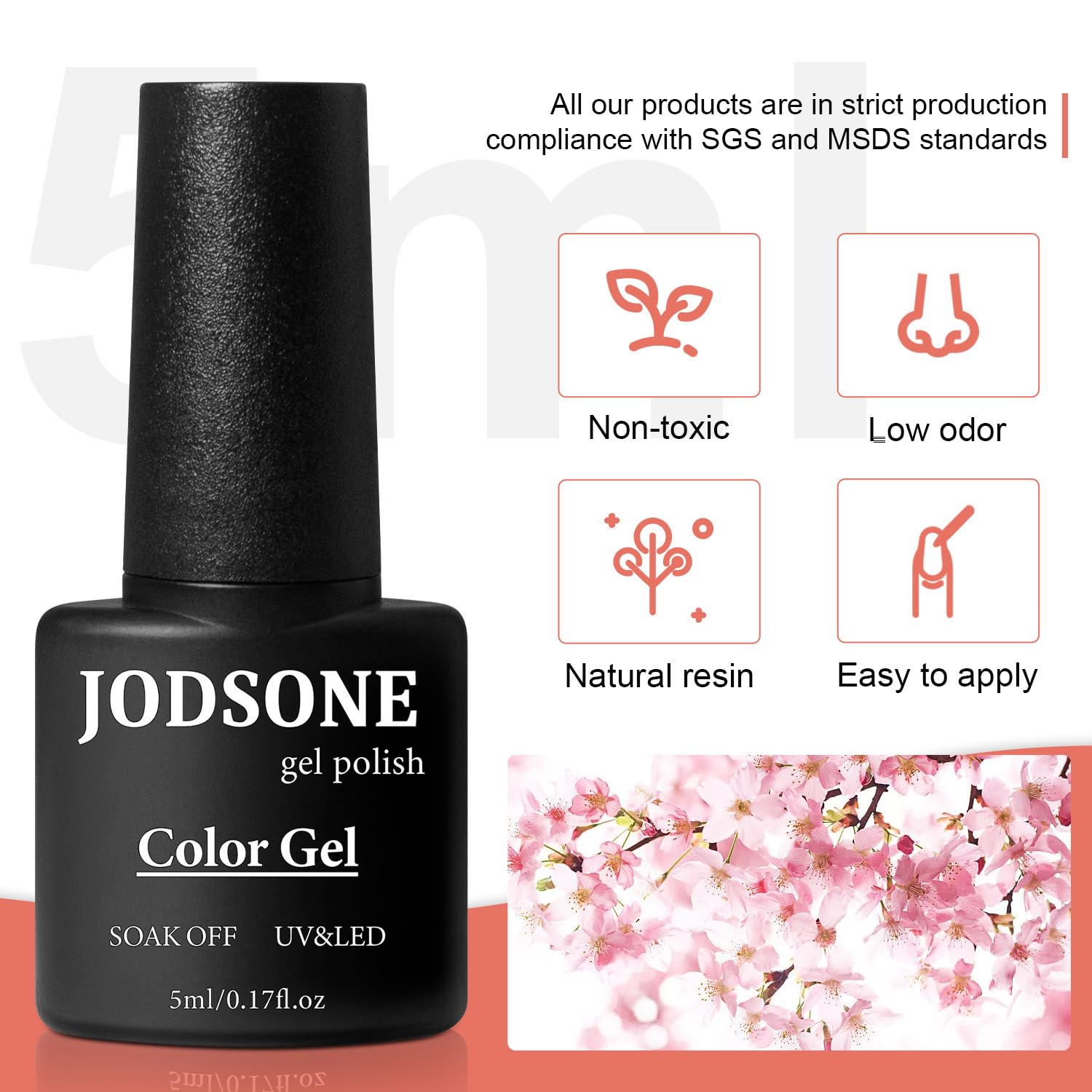 JODSONE 32-color gel polish palette for DIY nail art