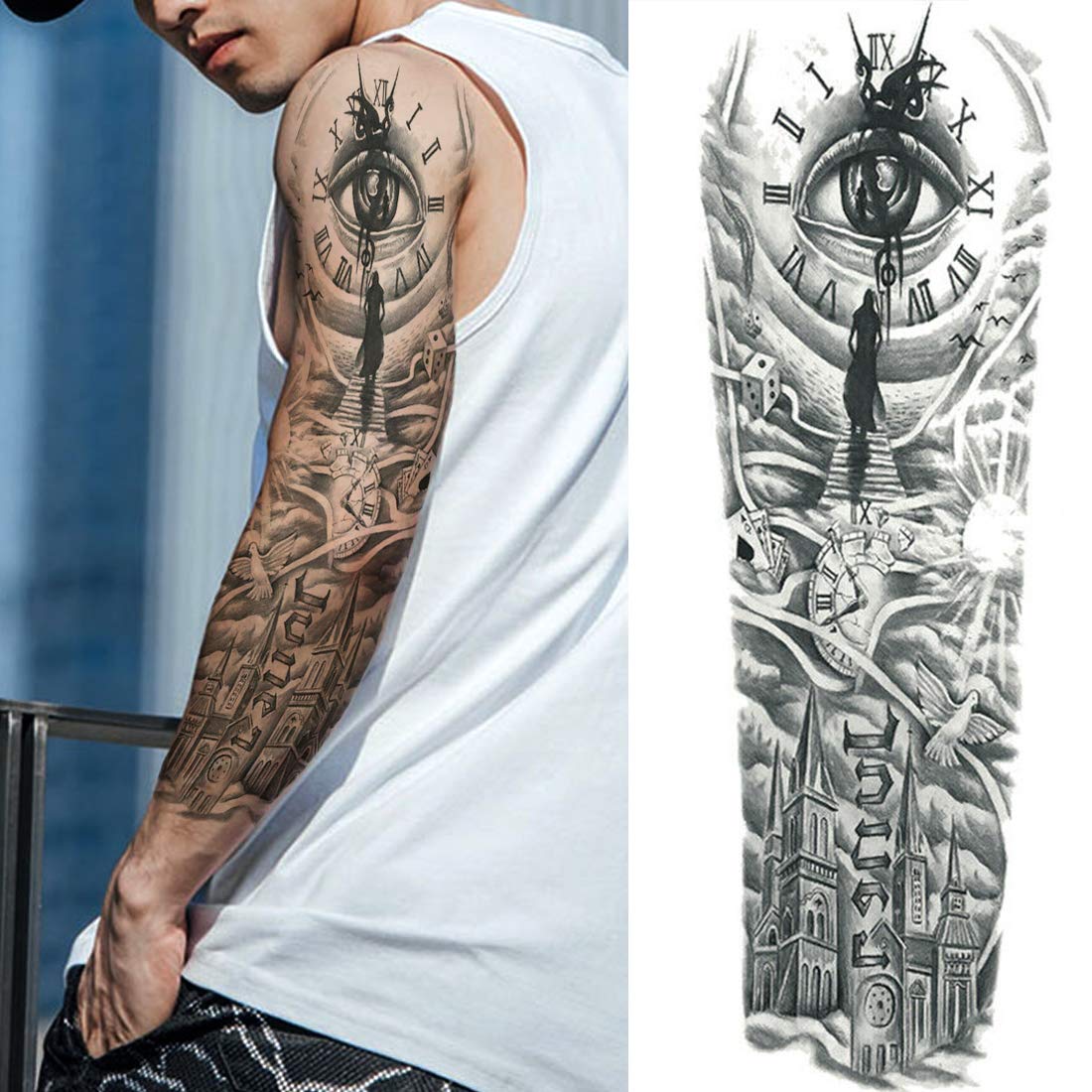 JOEHAPY NEZAR tribal sleeve pattern for versatile festival or cosplay use