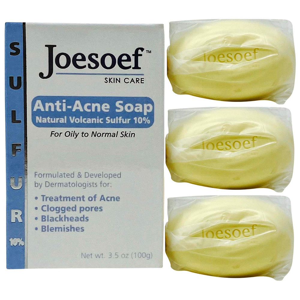 JOESOEF SKIN CARE dermatologist-developed formula uses volcanic sulfur safely.