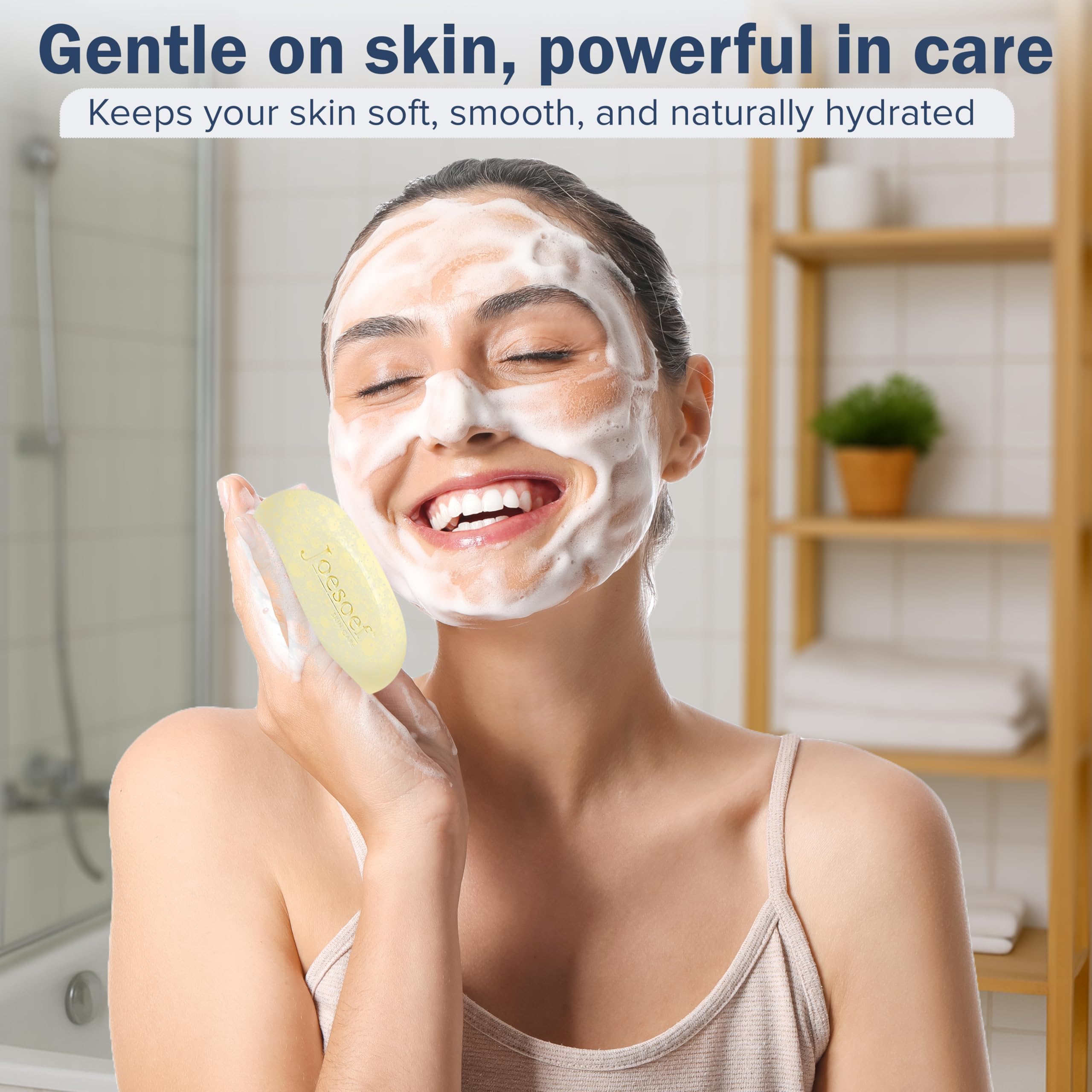 JOESOEF packaging indicating dermatologist-approved formulation for sensitive skin