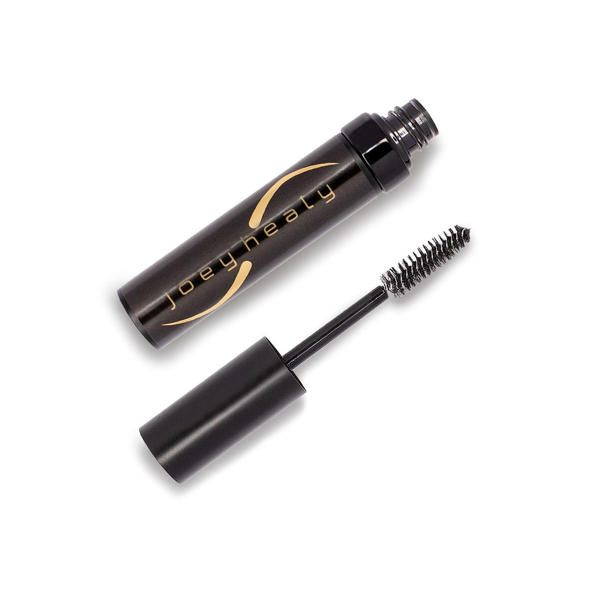 Joey Healy Brow Renovation Serum bottle highlights premium formula for fuller, healthier brows.