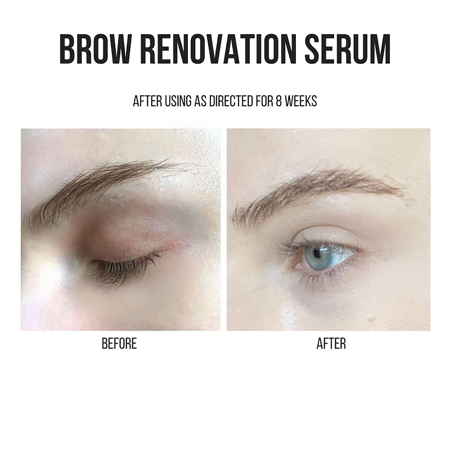 Joey Healy Brow Renovation Serum ingredients list includes peptides, hyaluronic acid, and vitamins for nourishment.