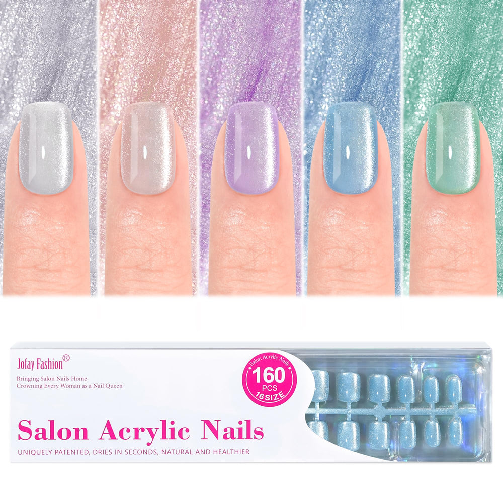 Jofay Fashion cat-eye press-on nails collection for elegant daily wear.