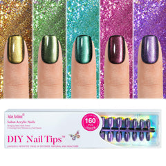 Jofay Fashion cat eye press on nails with soft gel finish for a salon-like look at home.
