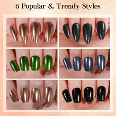 Jofay Fashion holographic nails pack adds subtle sparkle for everyday glam