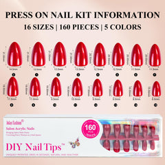 Jofay Fashion reusable glue-on nails for fast manicures anywhere