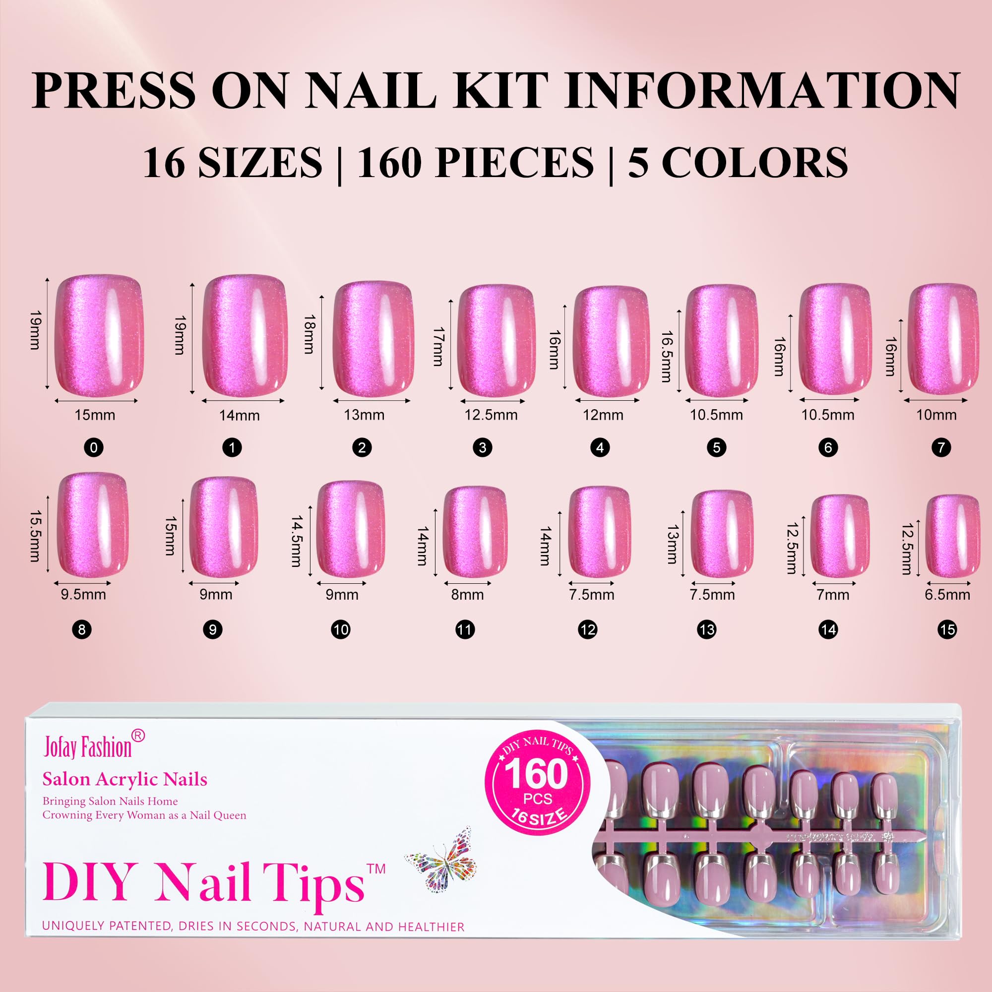 Jofay Fashion travel-friendly press-on nails for on-the-go looks