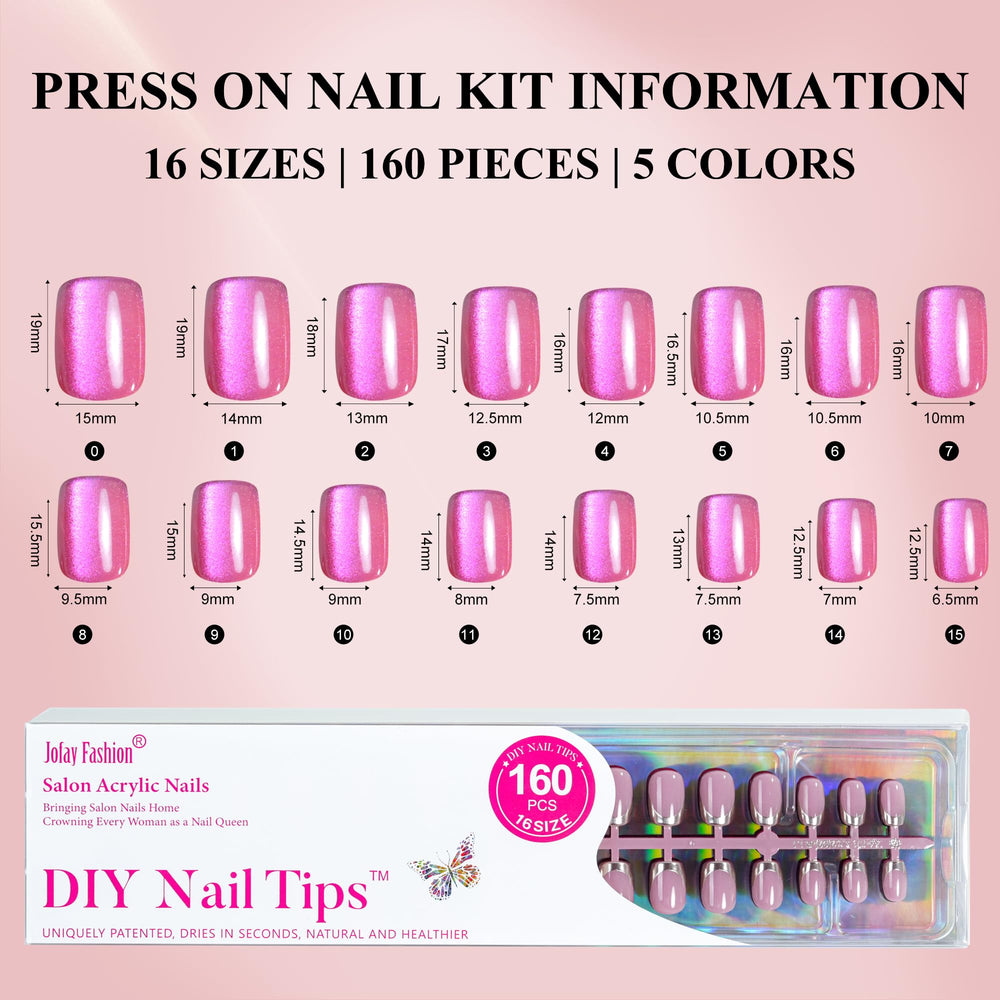 Jofay Fashion travel-friendly press-on nails for on-the-go looks