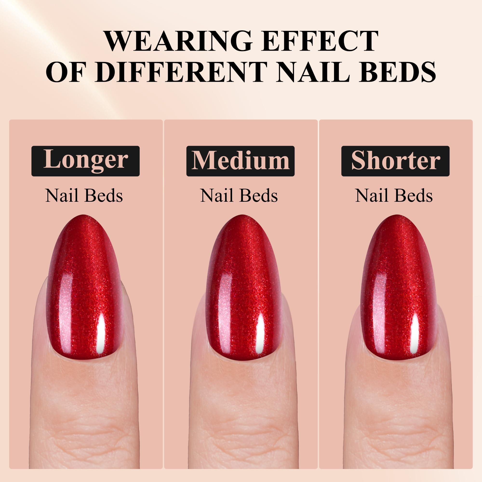 Jofay Fashion Valentines nails gift idea with festive red design