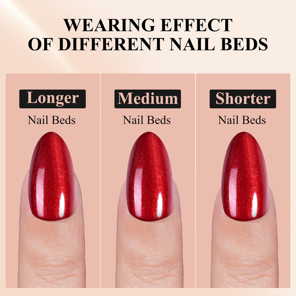 Jofay Fashion Valentines nails gift idea with festive red design