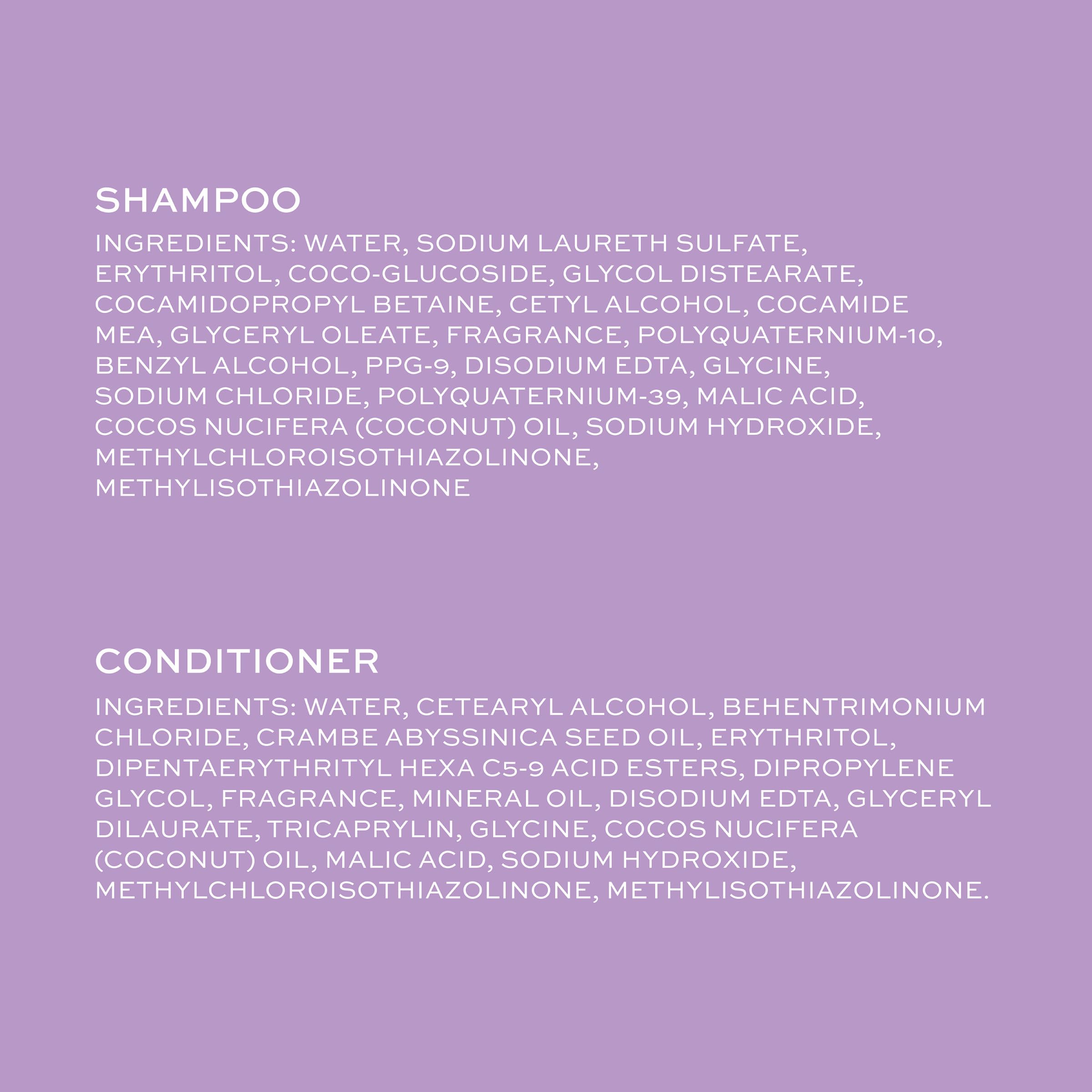 John Frieda Frizz Ease Beyond Smooth ingredients feature coconut oil for nourished hair