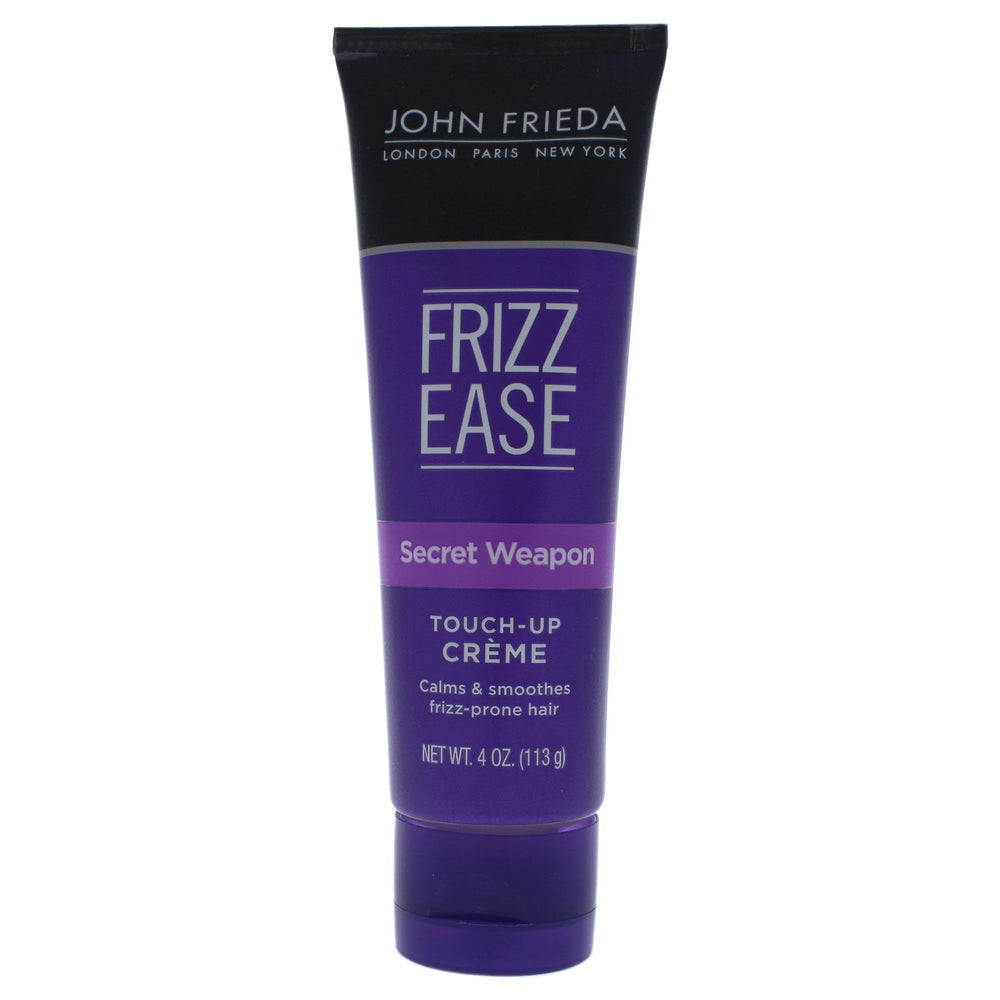 John Frieda Frizz-Ease Secret Weapon Creme tube front view for quick smoothing touch-ups