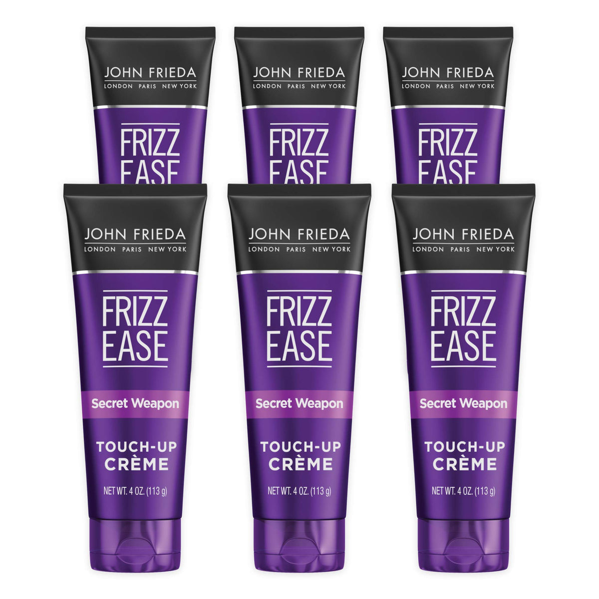 John Frieda Frizz Ease Secret Weapon Touch-Up Creme bottle for on-the-go frizz control