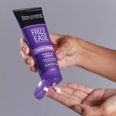 Color-treated hair benefits from John Frieda Frizz Ease Touch-Up Crème usage.