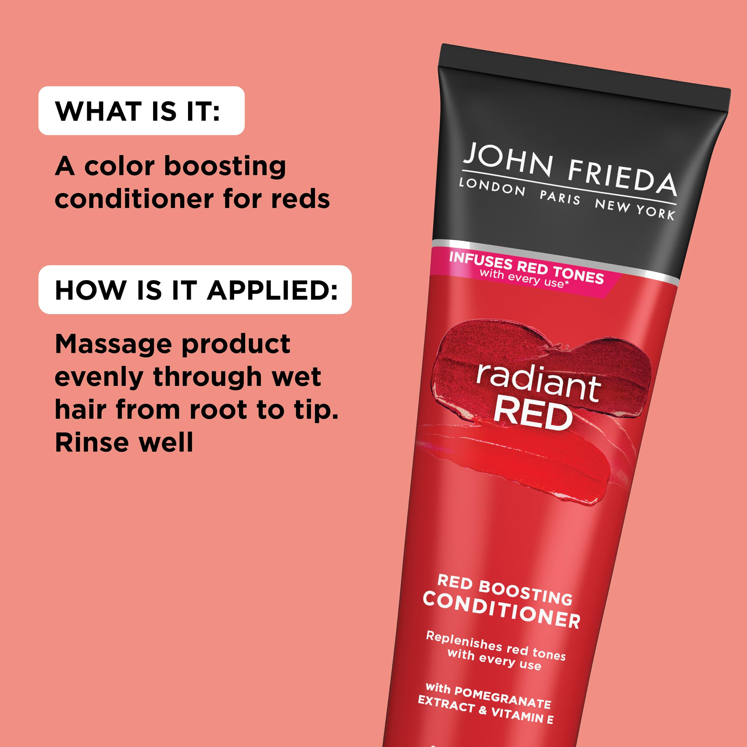 Creamy conditioner texture ready to glide through hair.