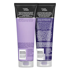 John Frieda Violet Crush set shown together for at-home blonding maintenance and toning results.