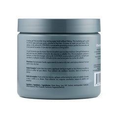 Hands applying JOHNNY B. Control gel for strong hold with no residue.