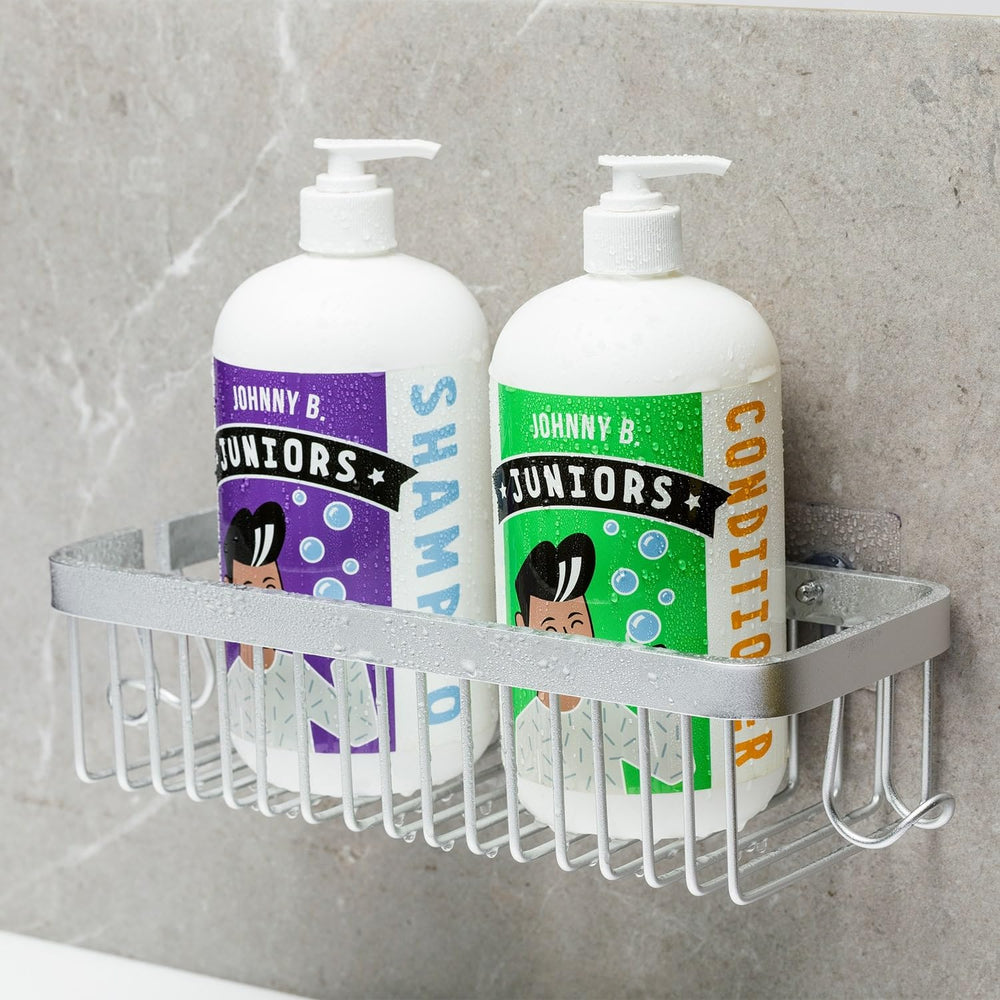 Johnny B. Juniors kid in bath using shampoo body wash with berry fragrance.