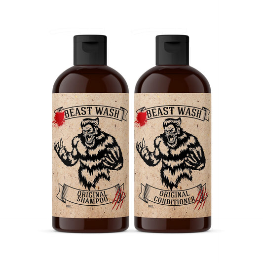 Johnny Slicks Hair Cleaning Kit shampoo bottle for daily cleansing with a refreshing scent.
