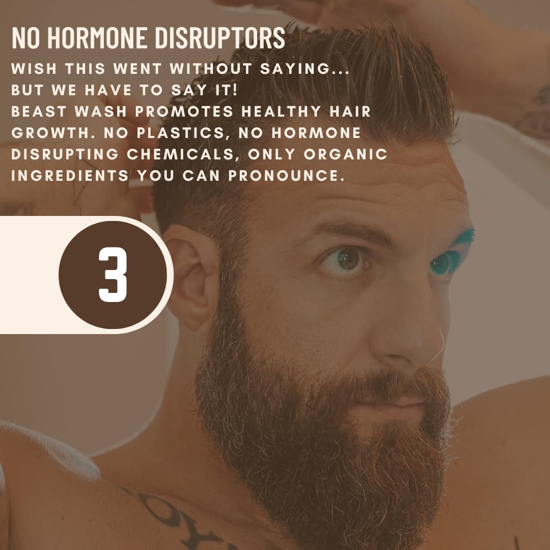 Johnny Slicks Shampoo coconut oil layer emphasizes hydration and buildup removal