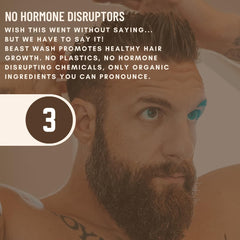 Johnny Slicks Shampoo coconut oil layer emphasizes hydration and buildup removal