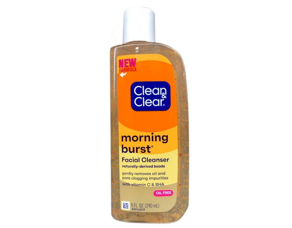 Johnson & Johnson Morning Burst close-up foaming lather for oil-free daily cleanse.