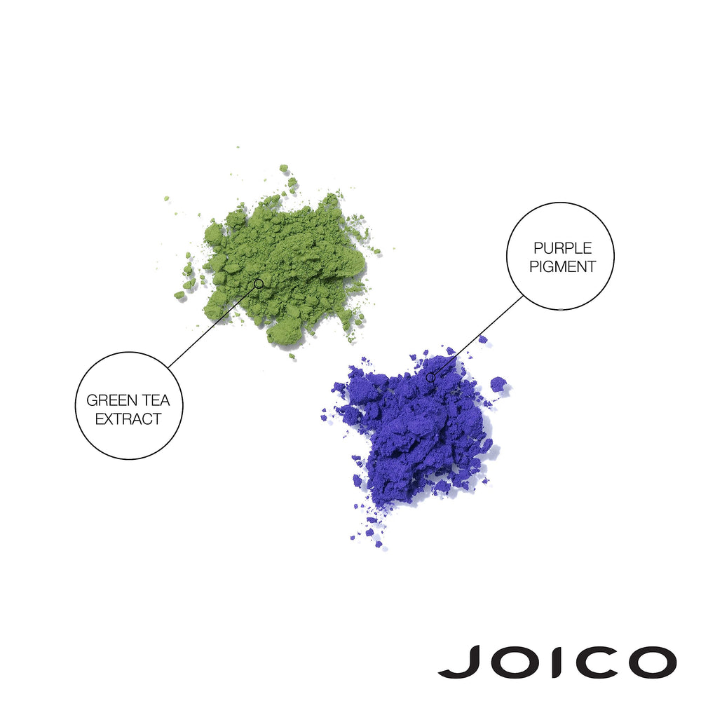 Joico Color Balance Purple Duo packaging shows two color-care bottles.
