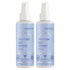 Joico InnerJoi Sea Salt Spray bottle showcasing a breezy, beachy texture for casual waves