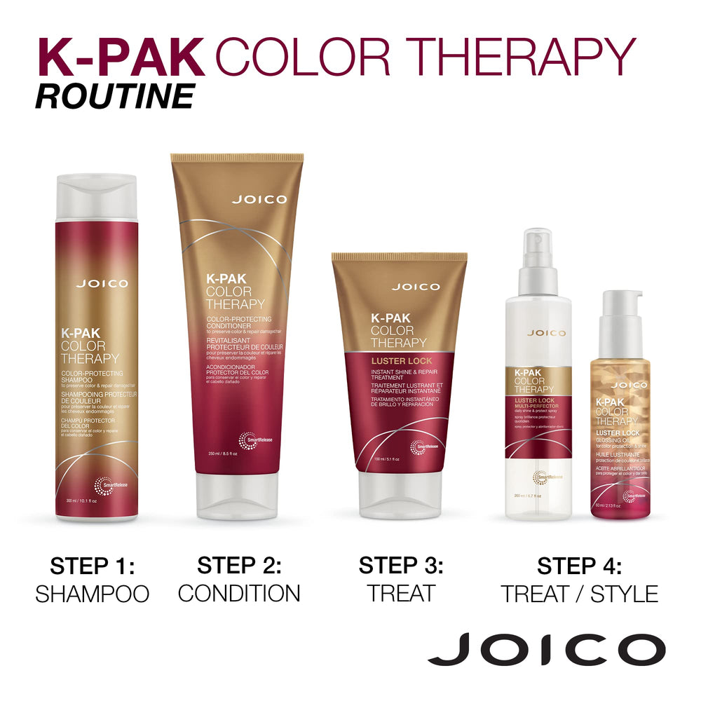 Joico K-PAK Color Therapy Luster Lock bottle side view