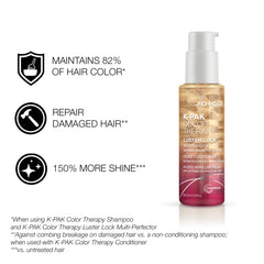 Joico K-PAK Color Therapy Luster Lock on damp hair application