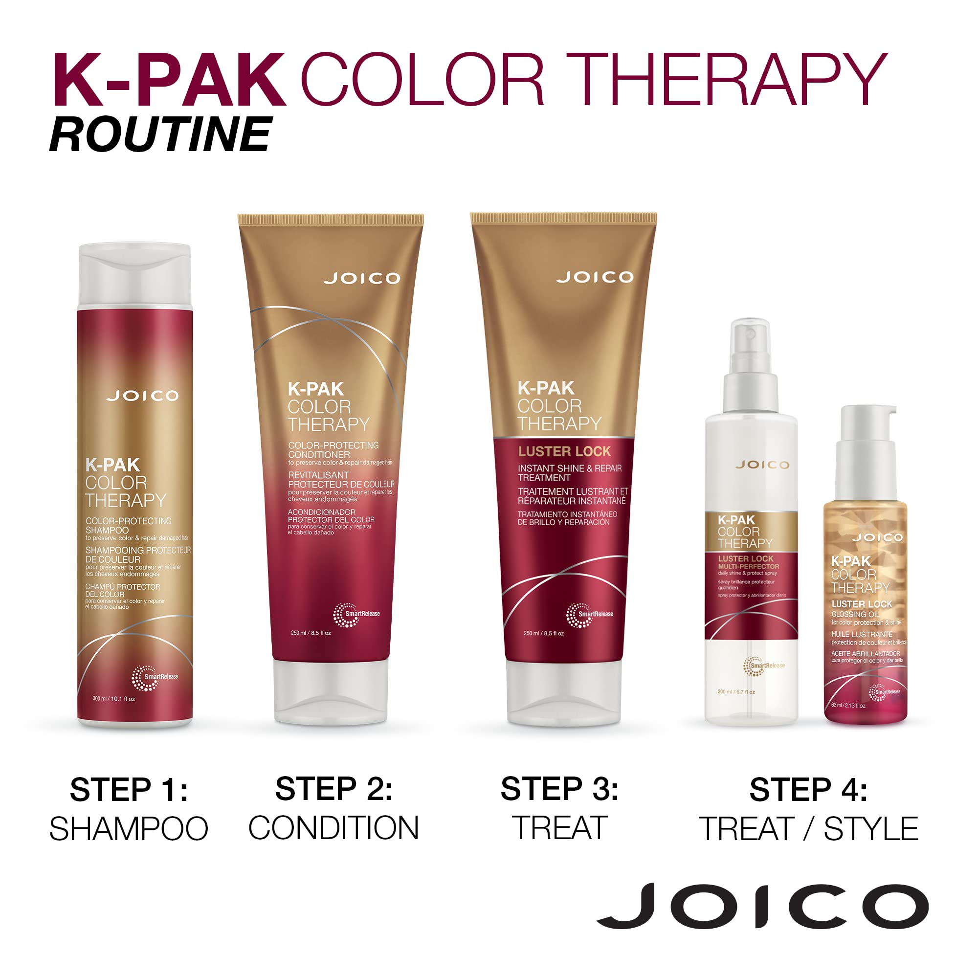 Final look shows a polished salon-grade shine at home.