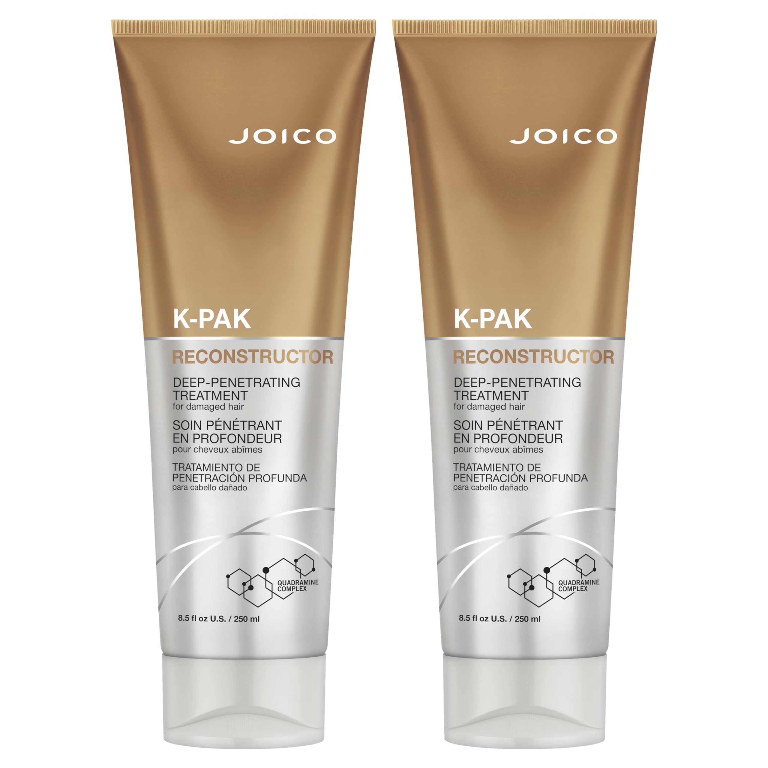 Joico K-PAK Reconstructor bottle front view for damaged hair restoration.