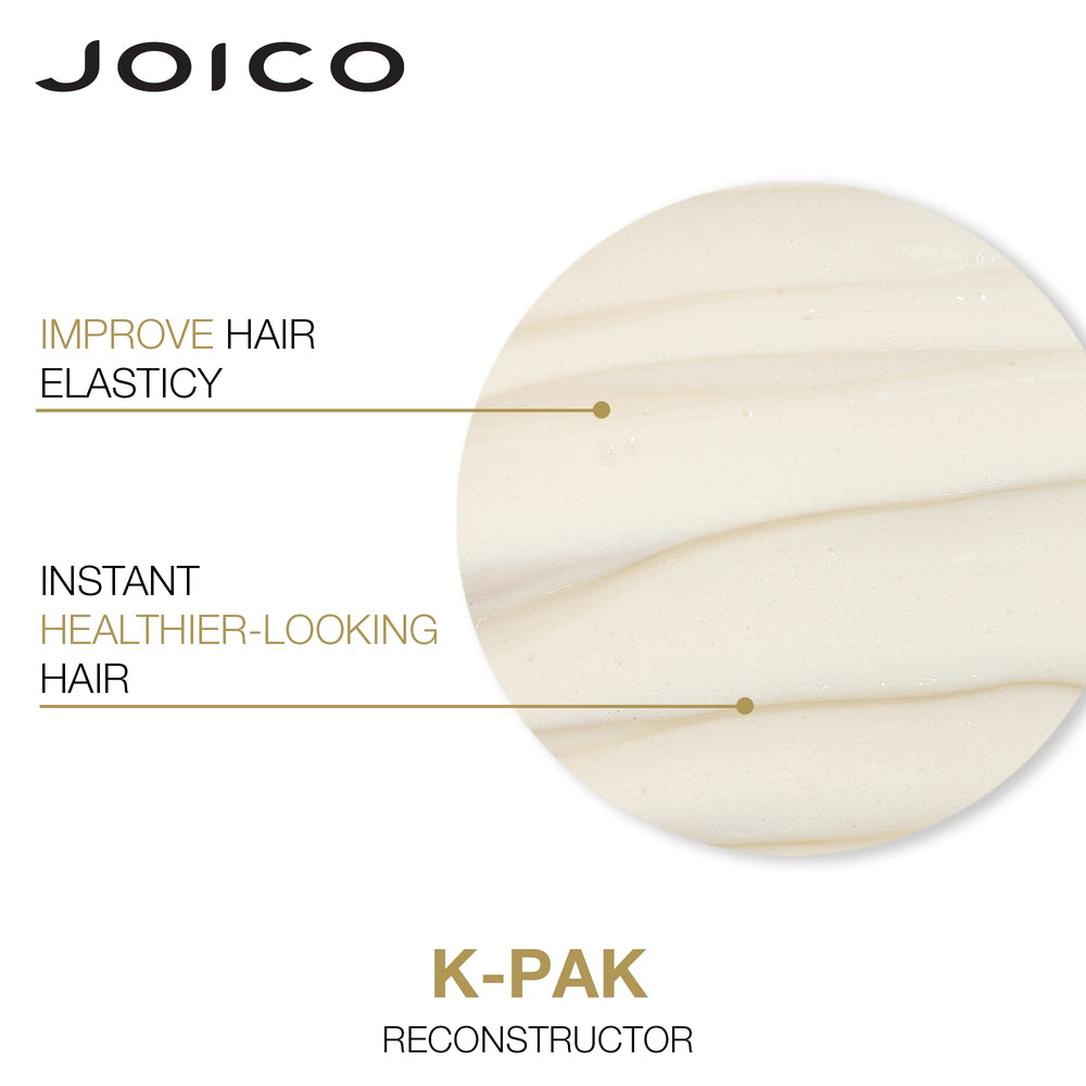 Joico K-PAK Reconstructor hair shine boost—healthy-looking gloss after treatment