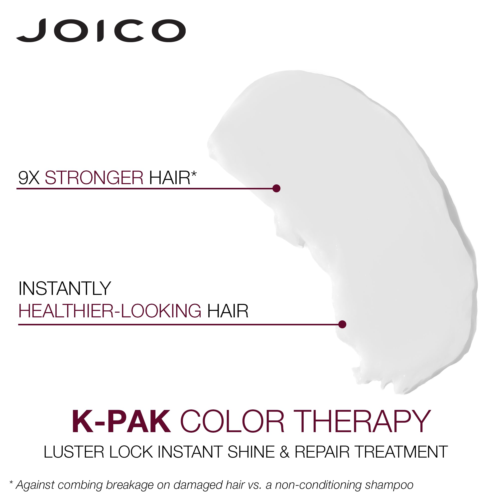 Hair appears smoother and softer with reduced frizz after use.