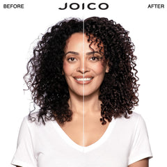 Joico Moisture Recovery conditioner bottle pour promoting detangling and smoothness.