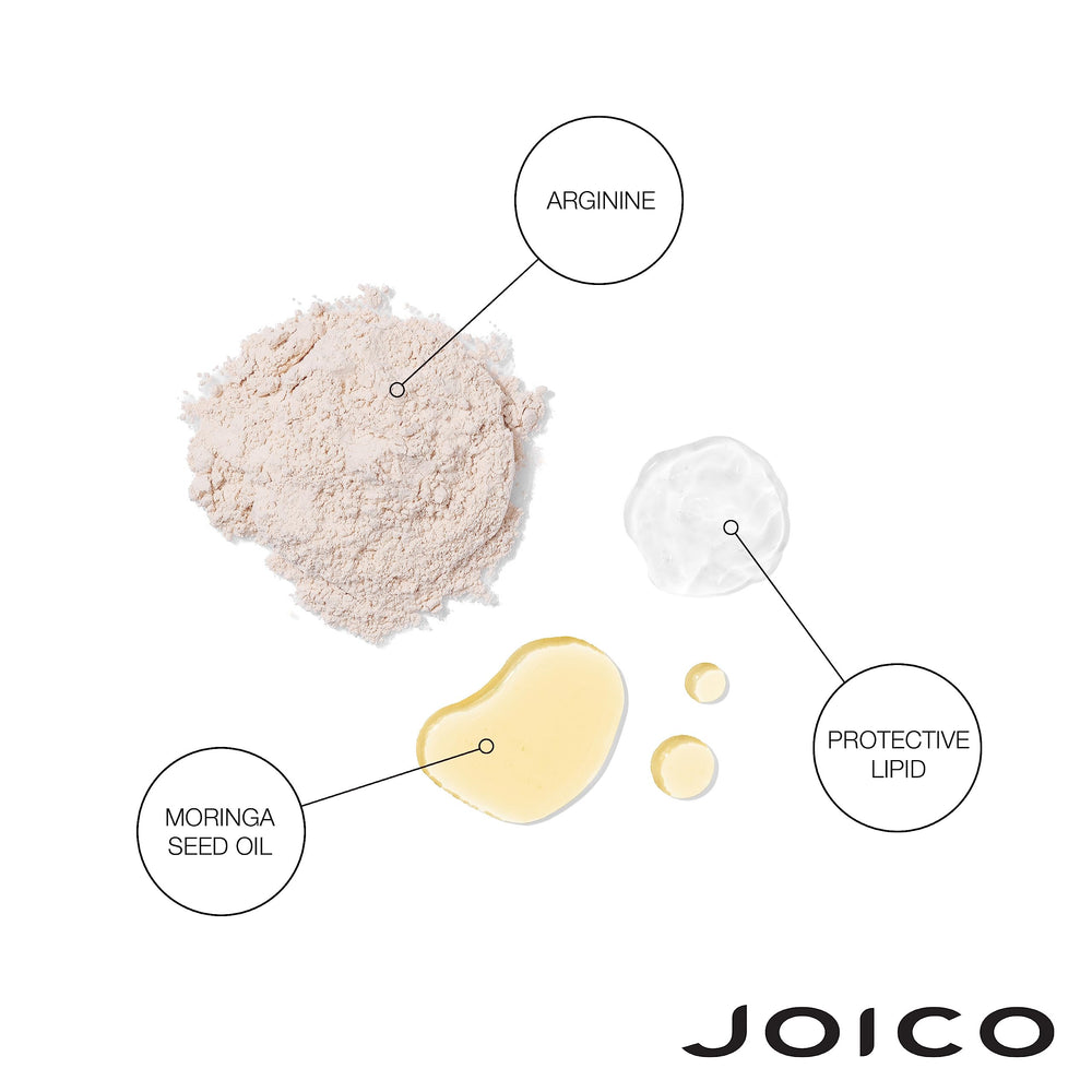 Joico Moringa Seed Oil and Arginine ingredients highlight