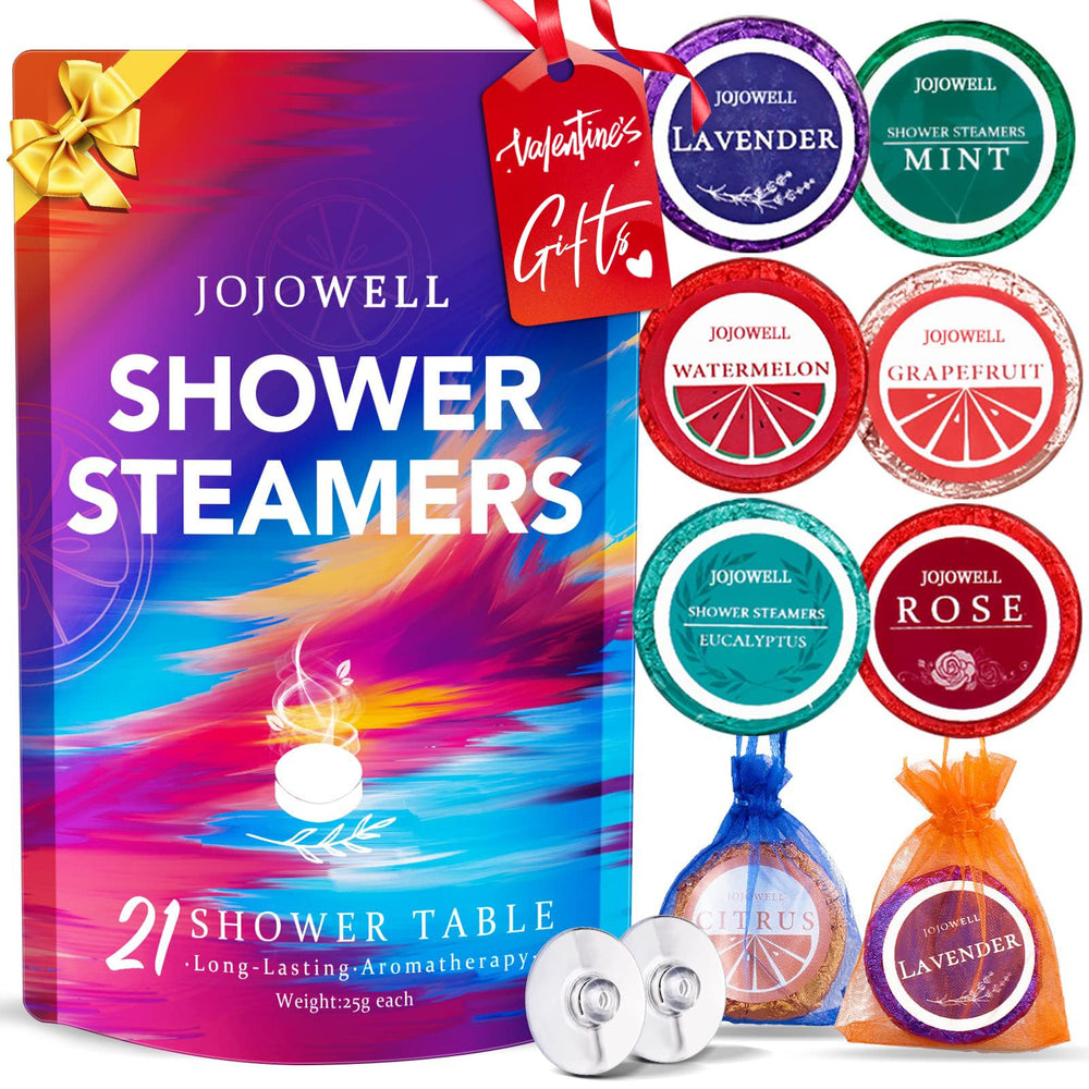 JoJowell gift box of shower steamers for a luxurious spa moment at home