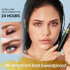 Jokmbzry Waterproof mascara resists smudging all day.