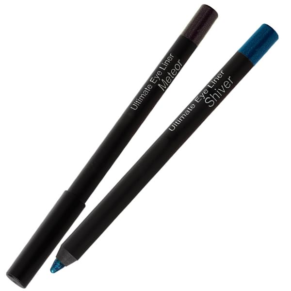 JOLIE Denim eyeliner swatch showing rich pigment and smudge-proof wear.