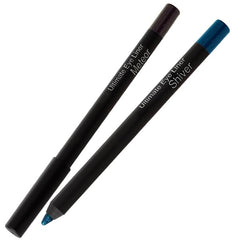 JOLIE Denim eyeliner swatch showing rich pigment and smudge-proof wear.