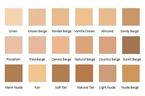 JOLIE Mineral Liquid Powder Foundation SPF 15 swatch highlights natural finish for sensitive skin.