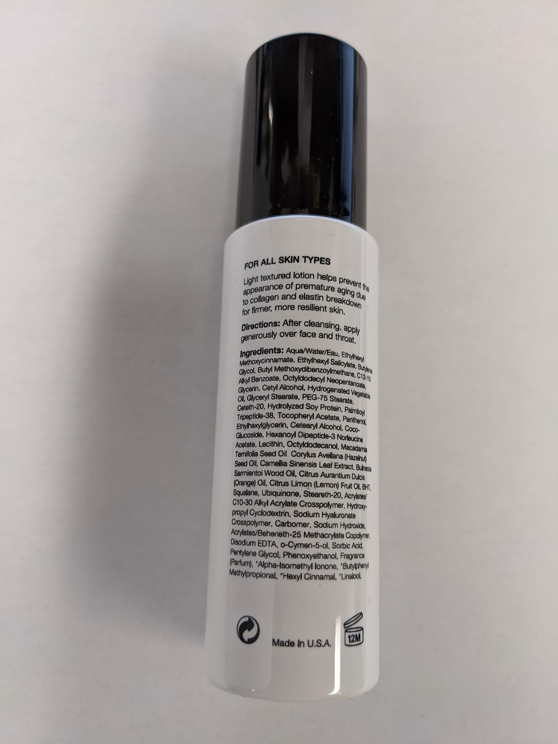 Jolie Multi-Peptide Lotion texture-closeup showing hydrating, fast-absorbing formula.