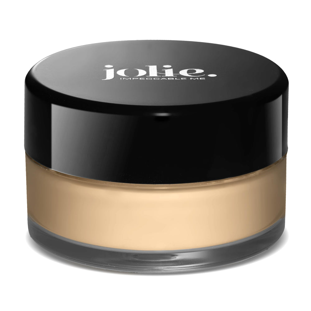 Jolie Micro-Fine Ultra Smooth Loose Setting Powder showing airy texture for natural look.