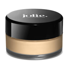 Jolie Micro-Fine Ultra Smooth Loose Setting Powder showing airy texture for natural look.