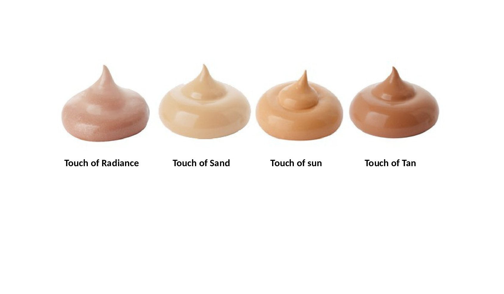 Jolie tinted moisturizer swatches displaying natural sheer coverage for all skin types