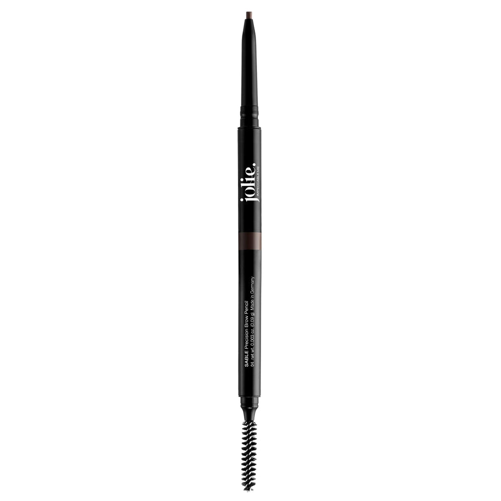 Jolie Ultra Fine Precision Brow Pencil Sable tip close-up for precise lining and natural fill.