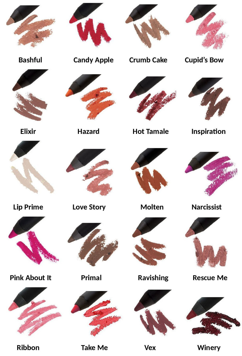 Jolie Ravishing swatch reveals warm mauve shade that resists feathering.