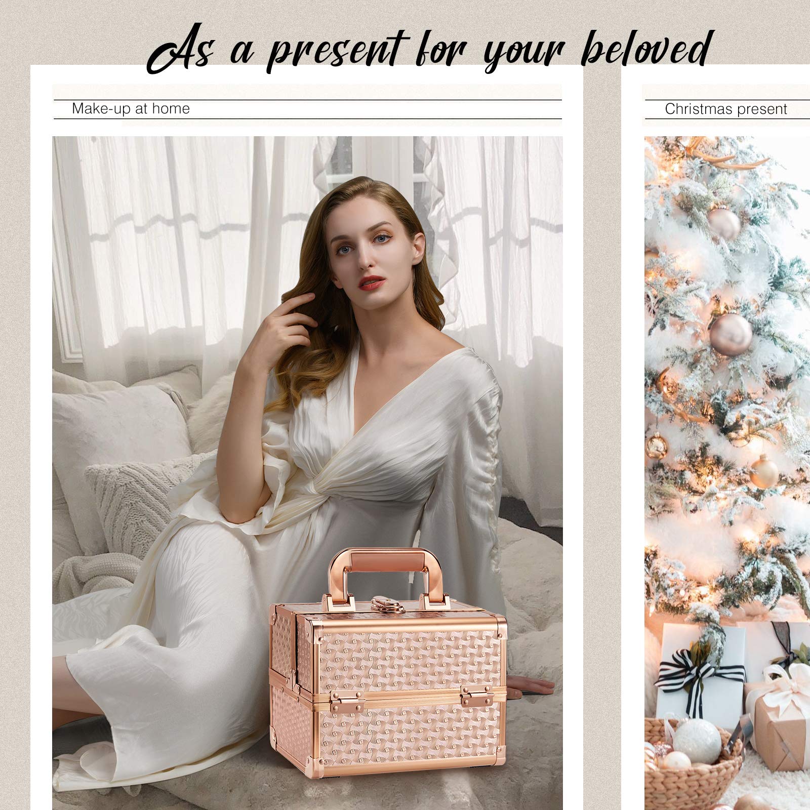 Joligrace gift-ready makeup case ideal for gifting occasions.